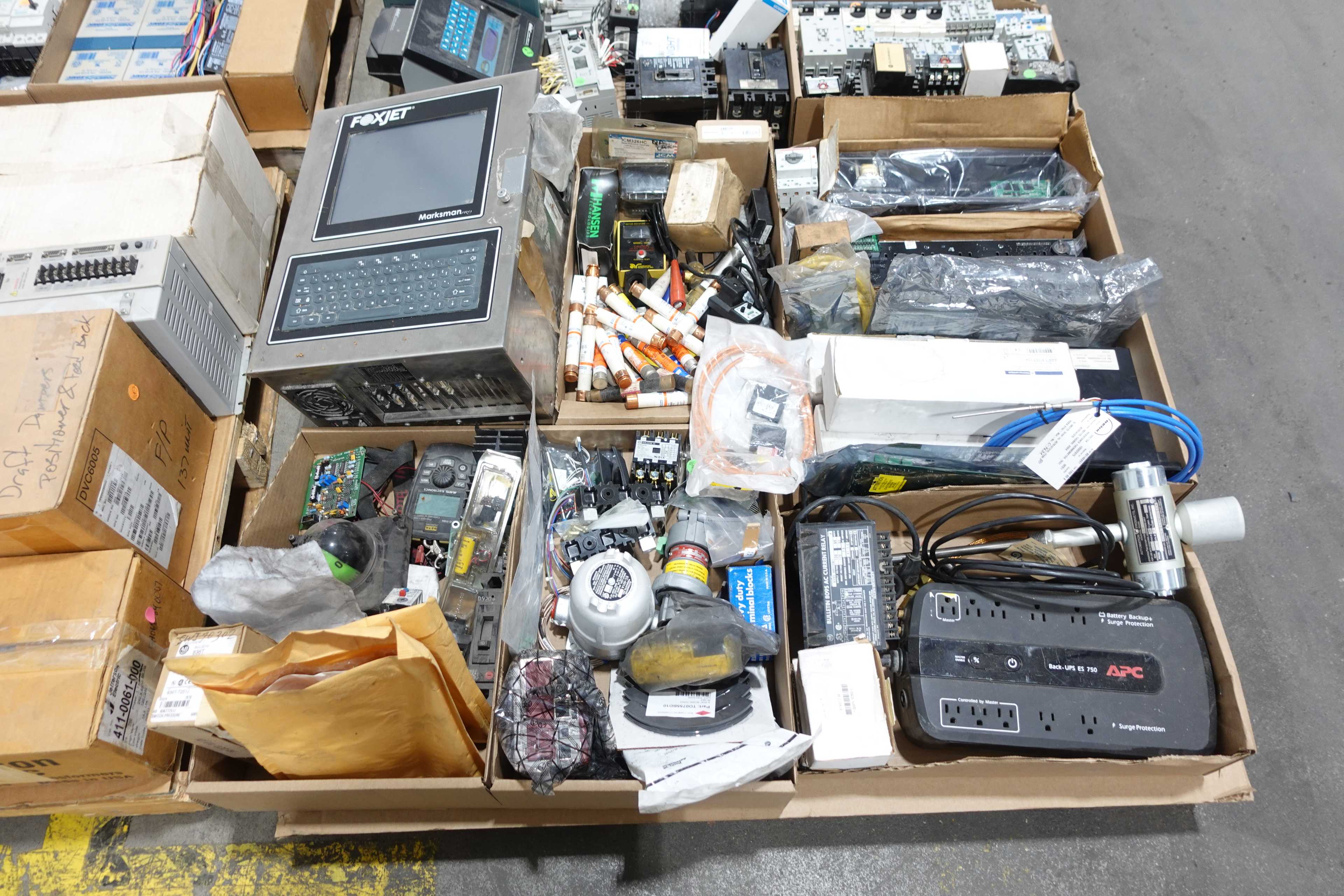 4 PALLETS OF ASSORTED ELECTRICAL CONTROLS - AUTOMATION & CONTROLS