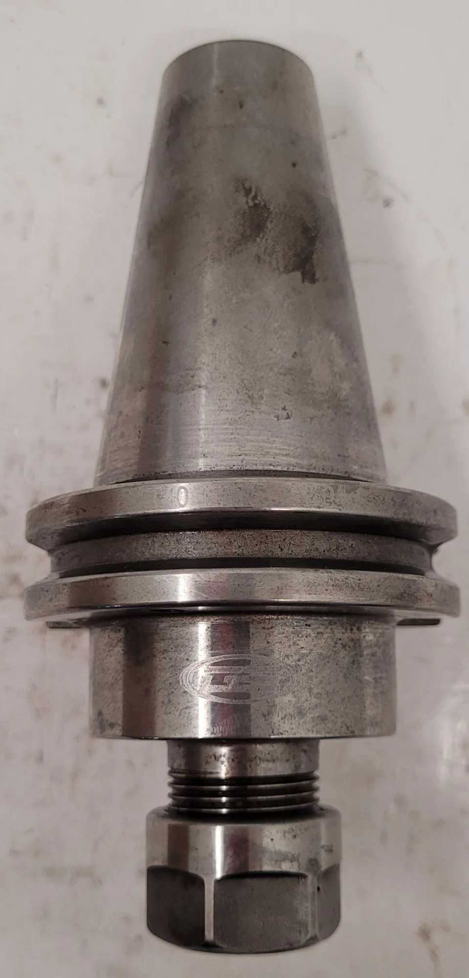 GS TOOLING CAT40 ER16-2.50" TOOL HOLDER, MATERIAL: STEEL, COOLANT THROUGH, PROJECTION: 2.50" - MACHINE TOOLING