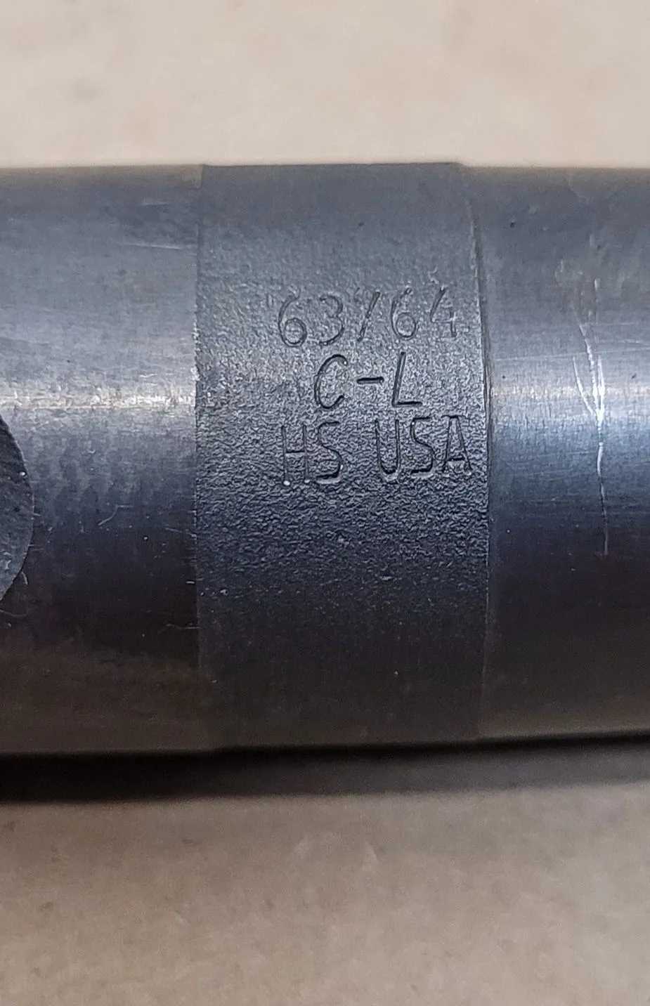 CLEVELAND 63/64" HSS DRILL BIT, 3MT TAPER SHANK - MACHINE TOOLING