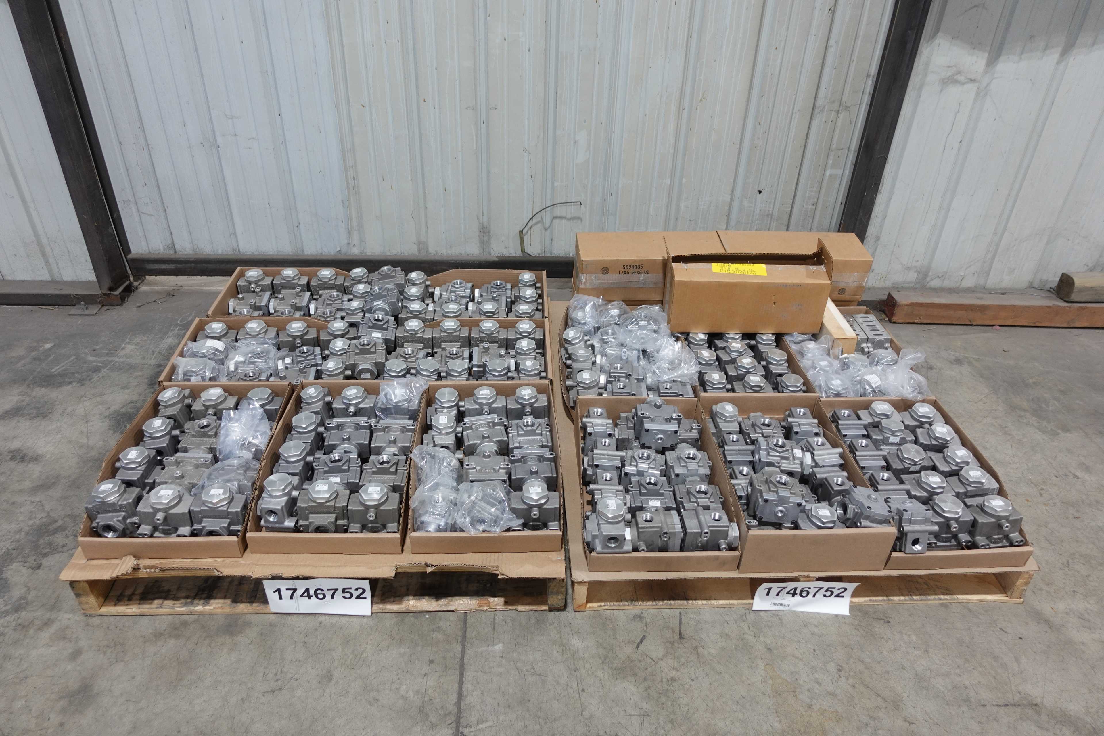 SKU 1746752 - 2 PALLETS OF ASSORTED AUTOMATIC VALVE CO. VALVES - SOLENOID VALVE
