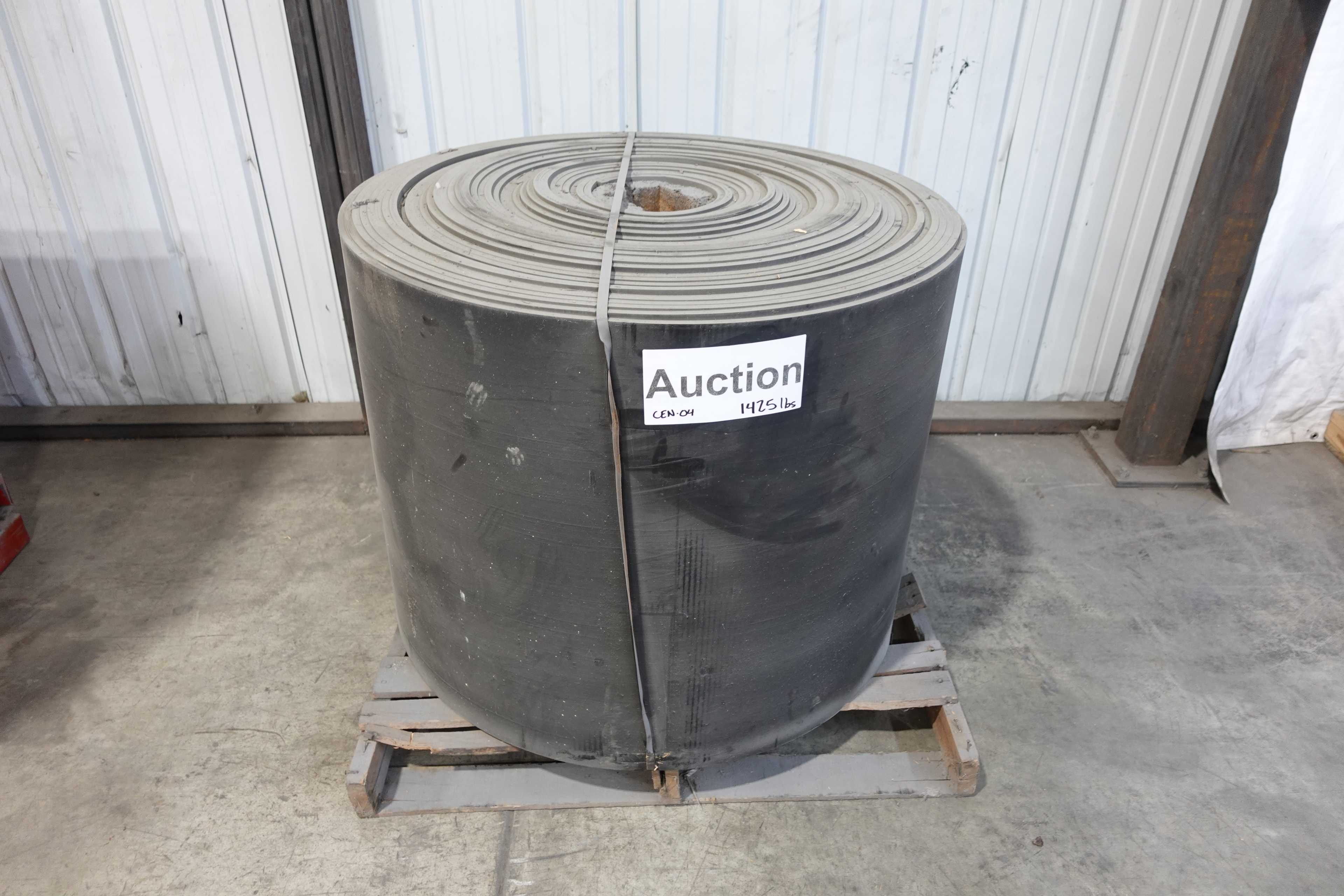 SKU 1749267 - ROLL OF RUBBER CONVEYOR BELT, 30" WIDE, 7/16" THICK, UNKNOWN LENGTH - CONVEYOR PARTS