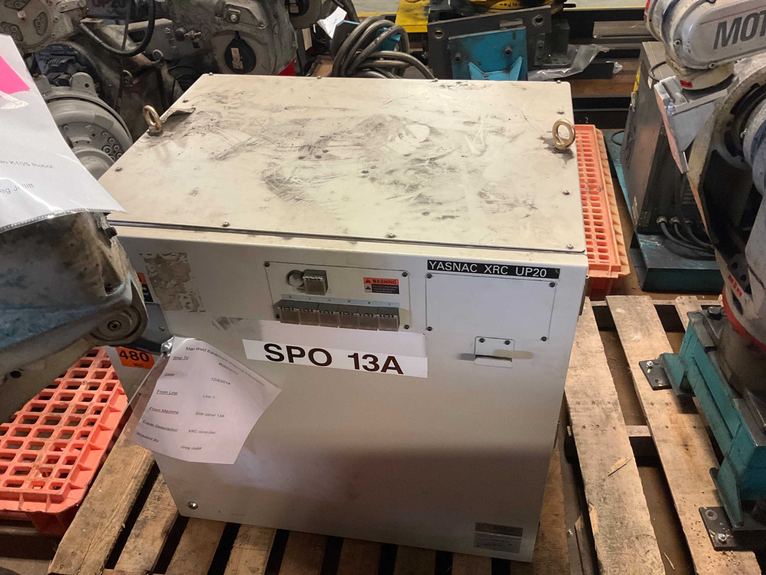 YASKAWA YASNAC XRC UP20 ROBOT CONTROLLER - ROBOT PARTS