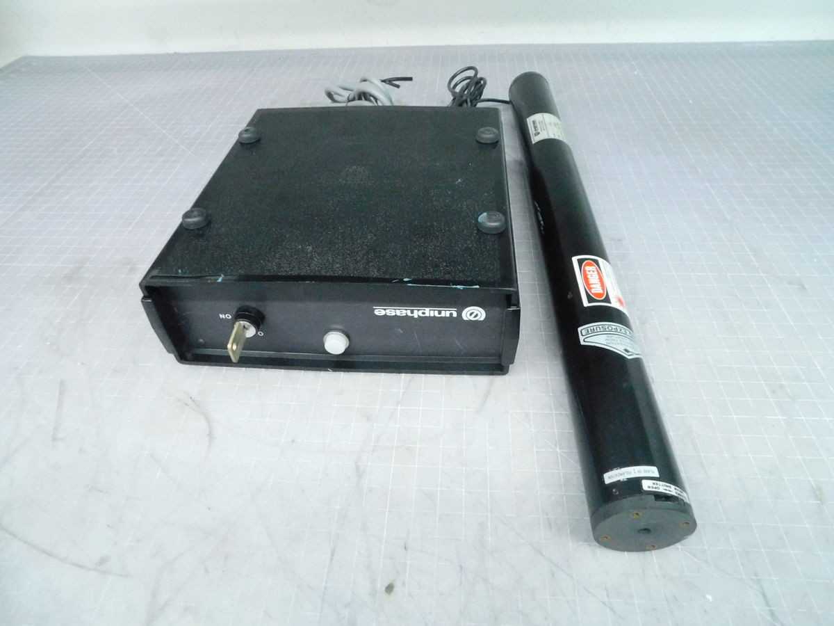 UNIPHASE 1134P, 216-1 LASER HELIUM-NEON/20MW+POWER SUPPLY - LAB & SCIENTIFIC