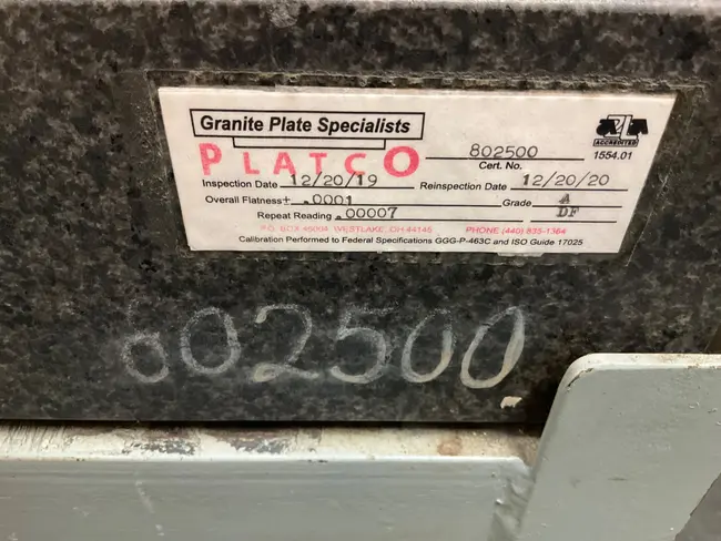 MITUTOYO GRANITE PLATE - undefined