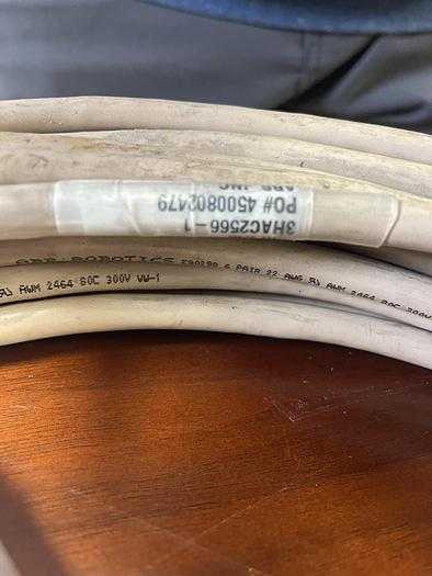 2023 ABB 3HAC2566-1 SIGNAL CABLE FOR EMPIRE SERIES INDUSTRIAL ROBOTICS, CONTROL SIGNAL TRANSMISSION - CORDSET CABLES