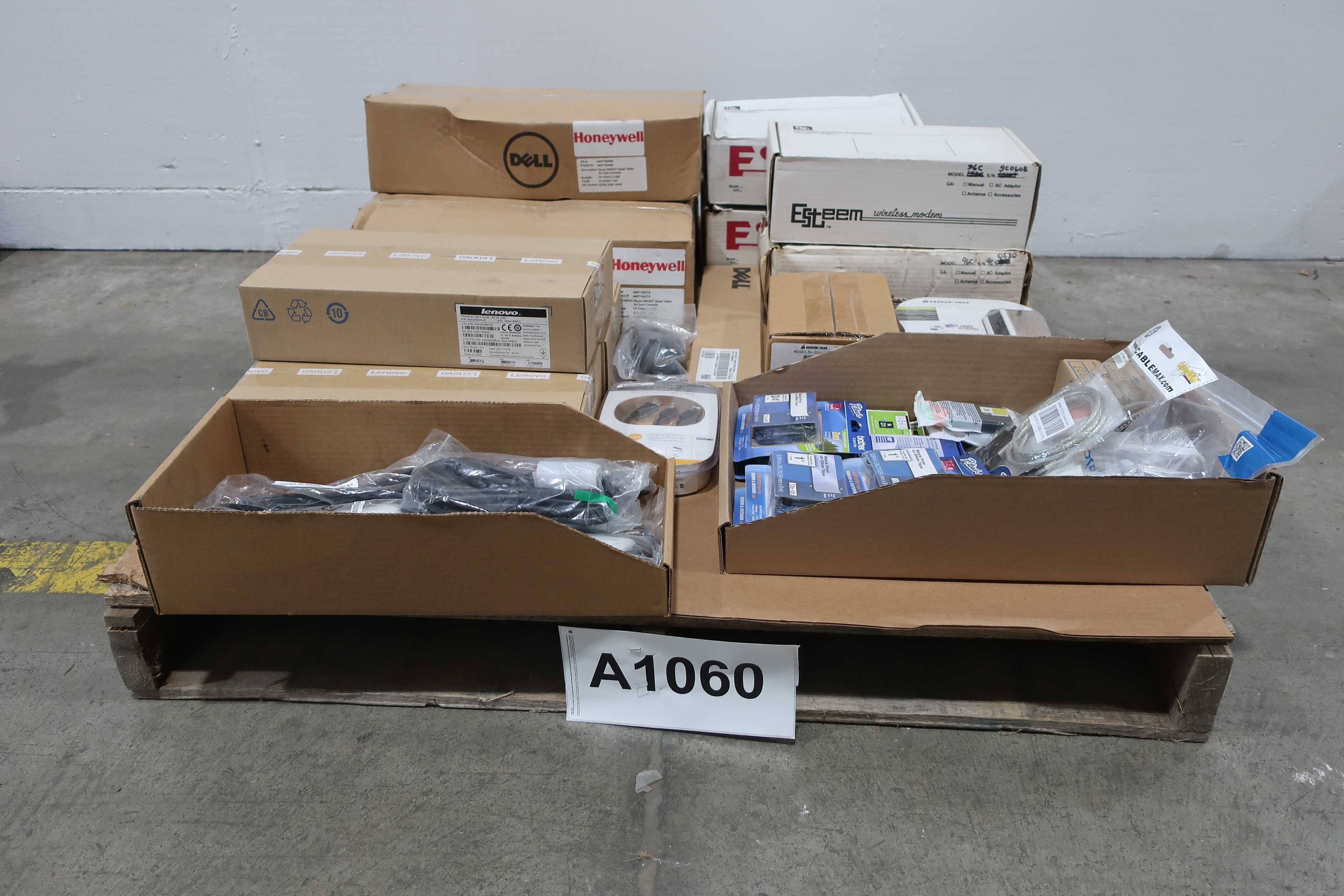 PALLET OF ASSORTED OFFICE EQUIPMENT AND SUPPLIES - MISCELLANEOUS