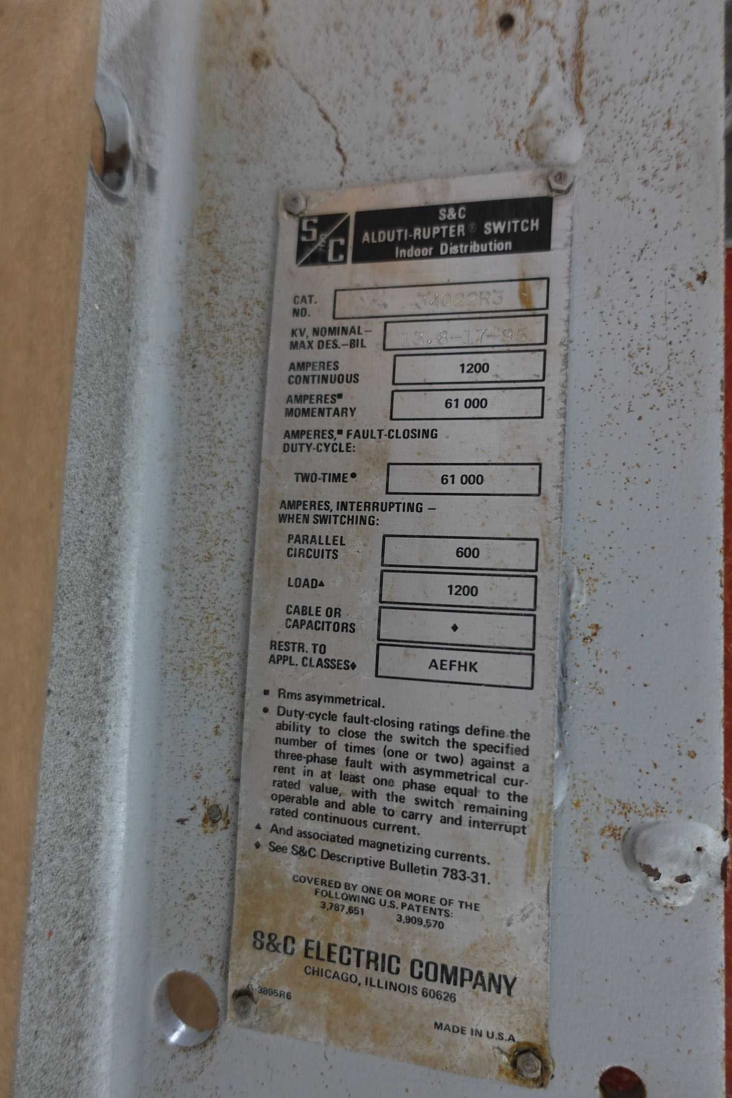 SKU 1711267 - 2 PALLETS OF SWITCHGEAR BREAKER PARTS - SWITCHGEAR PARTS