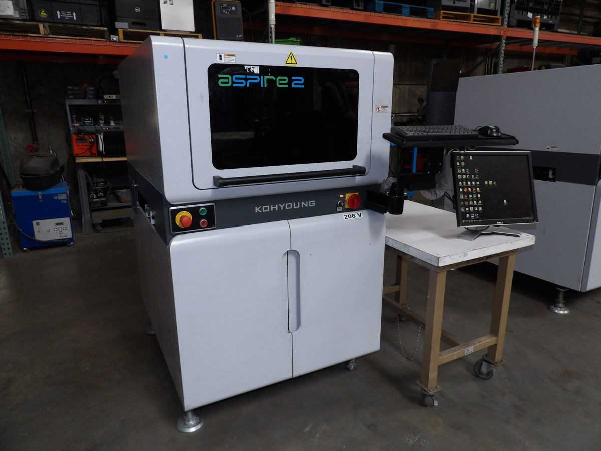 KOH YOUNG ASPIRE 2 3D, PCB ASSEMBLY, 510X510 MM MAX PCB, 680 KG WEIGHT, 220V POWER - VISUAL INSPECTION