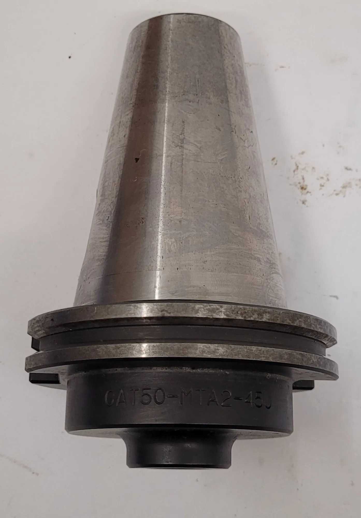 NIKKEN CAT50-MTA2-45U MORSE TAPER ADAPTER, CAT50, MT2, 45 DEGREE, 5-3/4" OAL - MACHINING TOOLING & PARTS