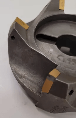 SANDVIK 435-223242RI 2-SIDED FACE MILL - 4IN DIAMETER, 5 FLUTES, 1IN ARBOR - MACHINE TOOLING