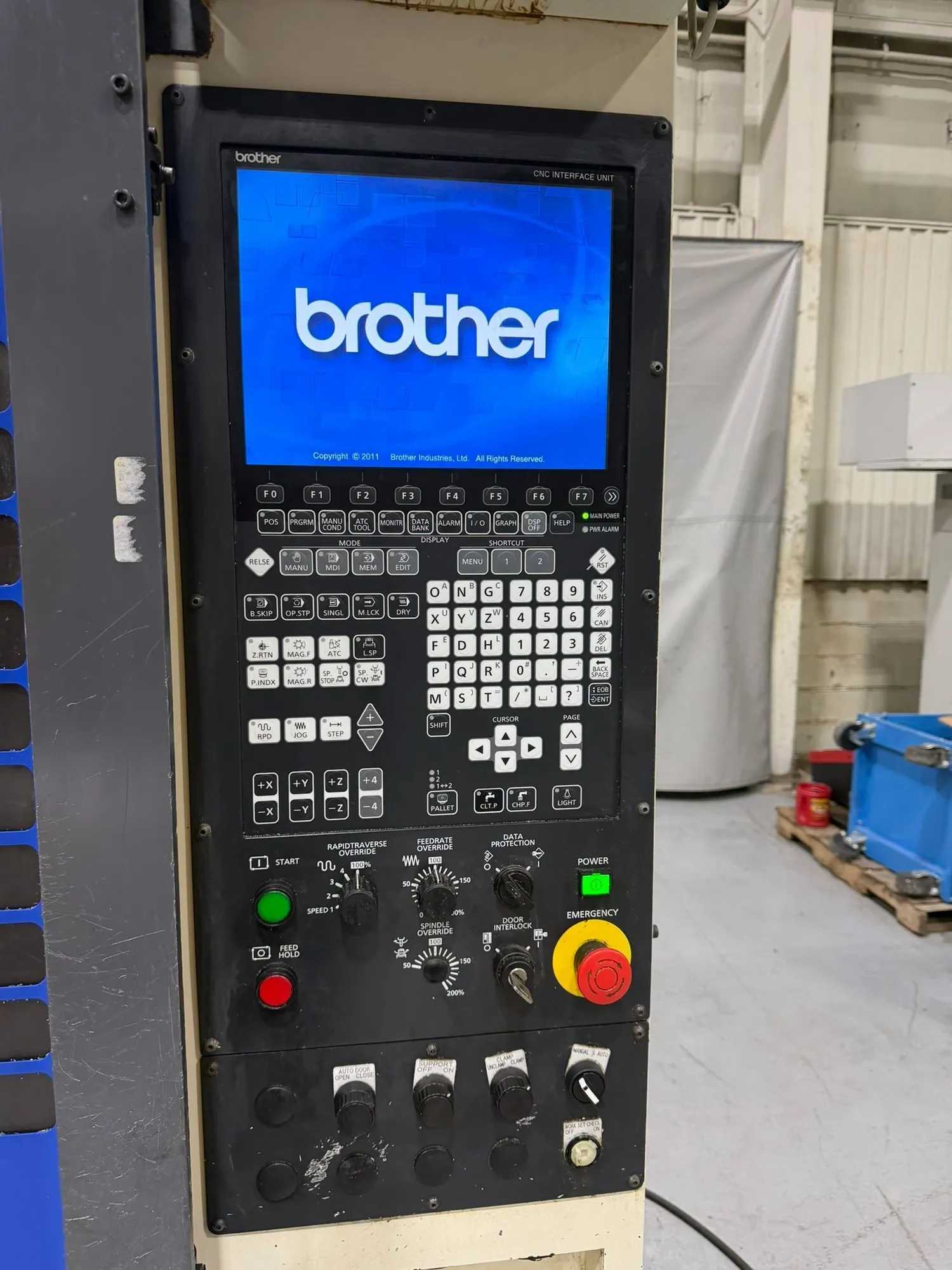 2015 BROTHER SPEEDIO S500X1 CNC VERTICAL MACHINING CENTER, 4-AXIS, 10K RPM, 21-ATC - VERTICAL MACHINING CENTERS