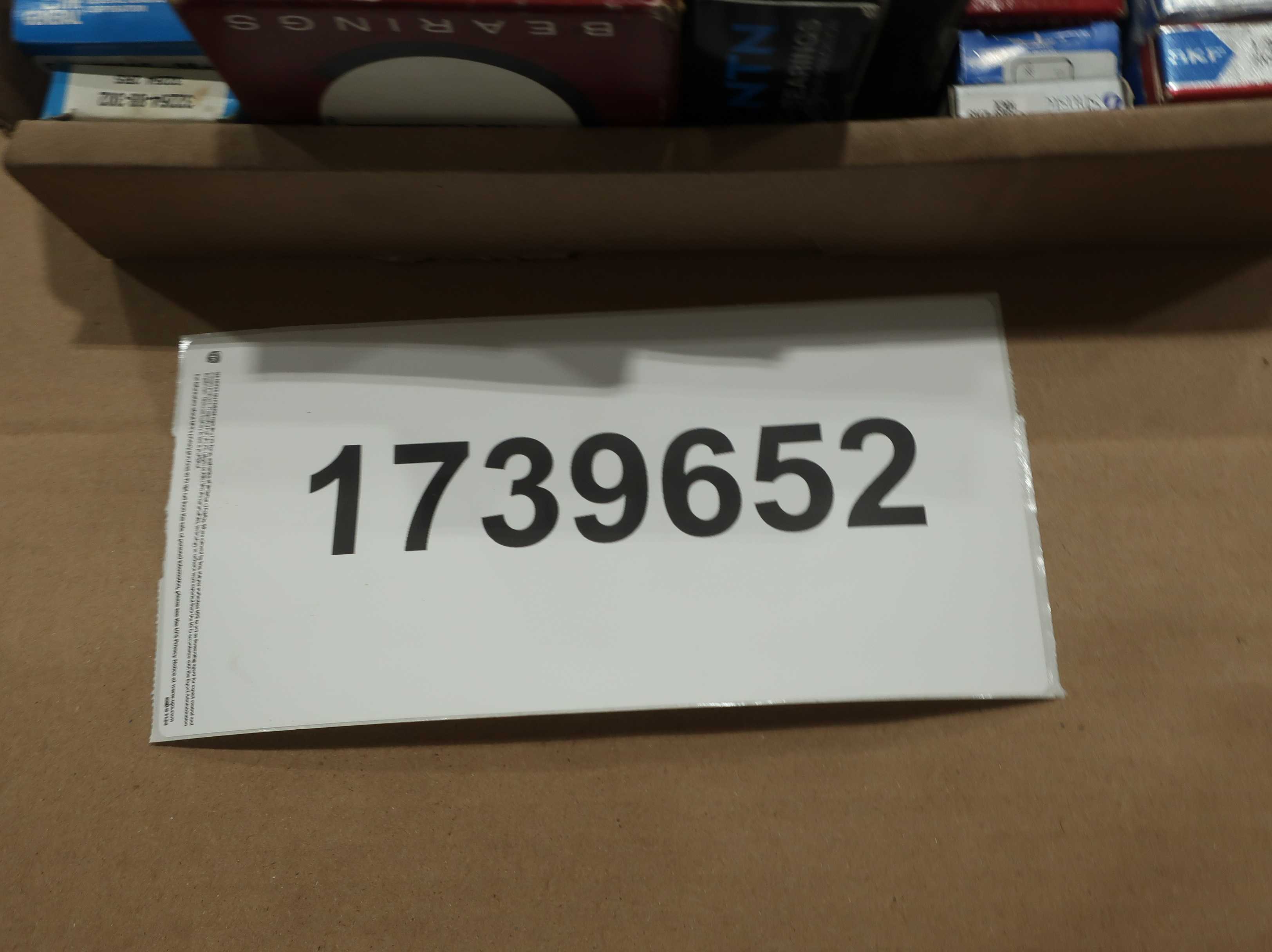 SKU 1739652 - TOTE OF ASSORTED PRECISION BEARINGS - BEARINGS