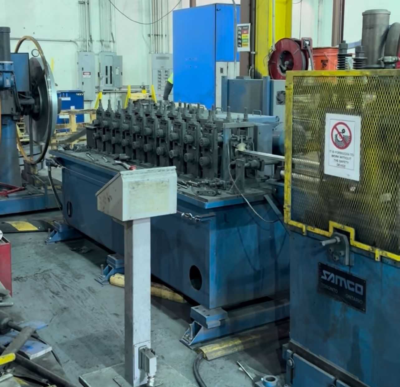 2010 SAMCO SC80045 ROLL FORMING LINE - PLATE BENDING ROLLS