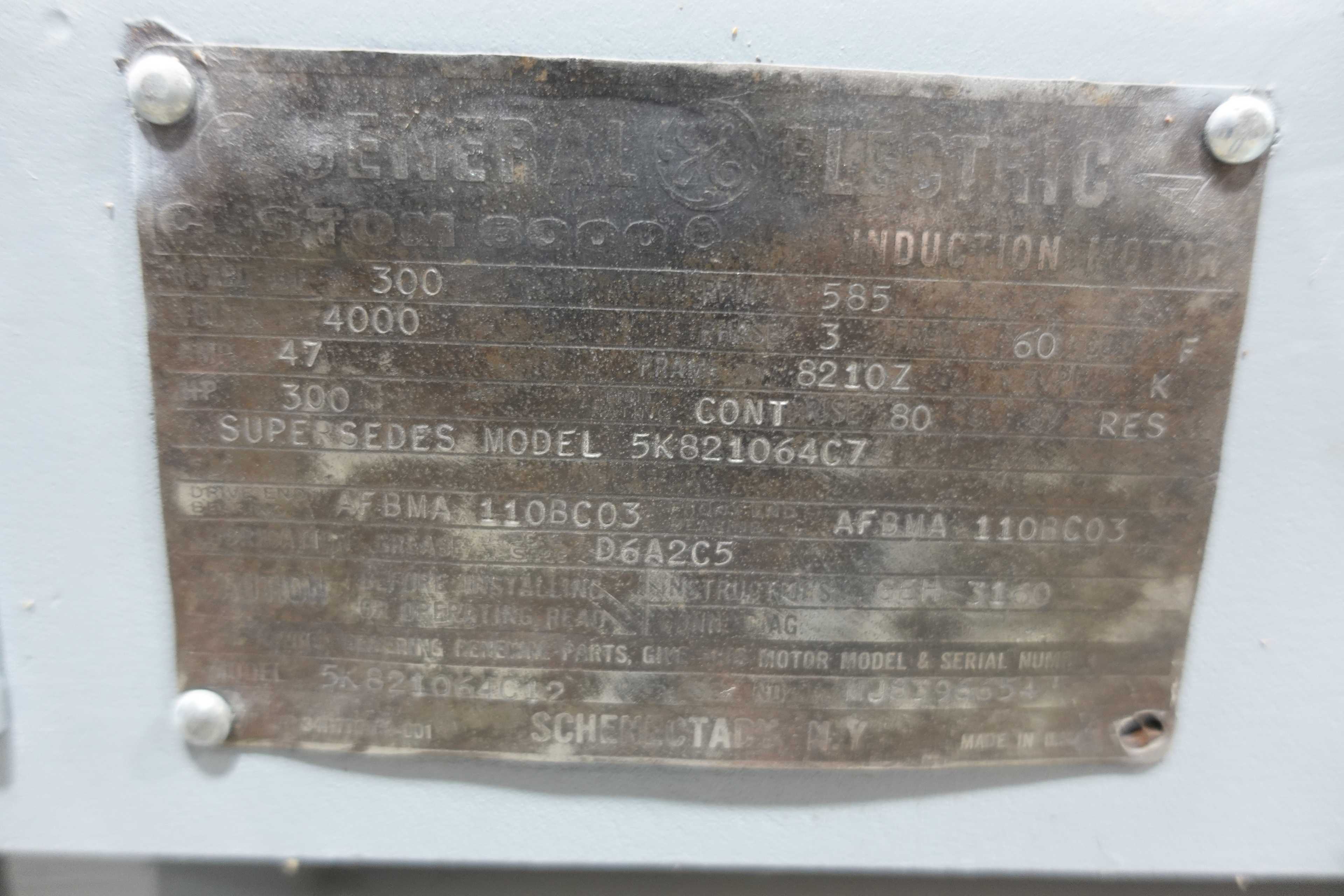 GENERAL ELECTRIC 5K821064C12 CUSTOM 8000 INDUCTION MOTOR - AC MOTOR