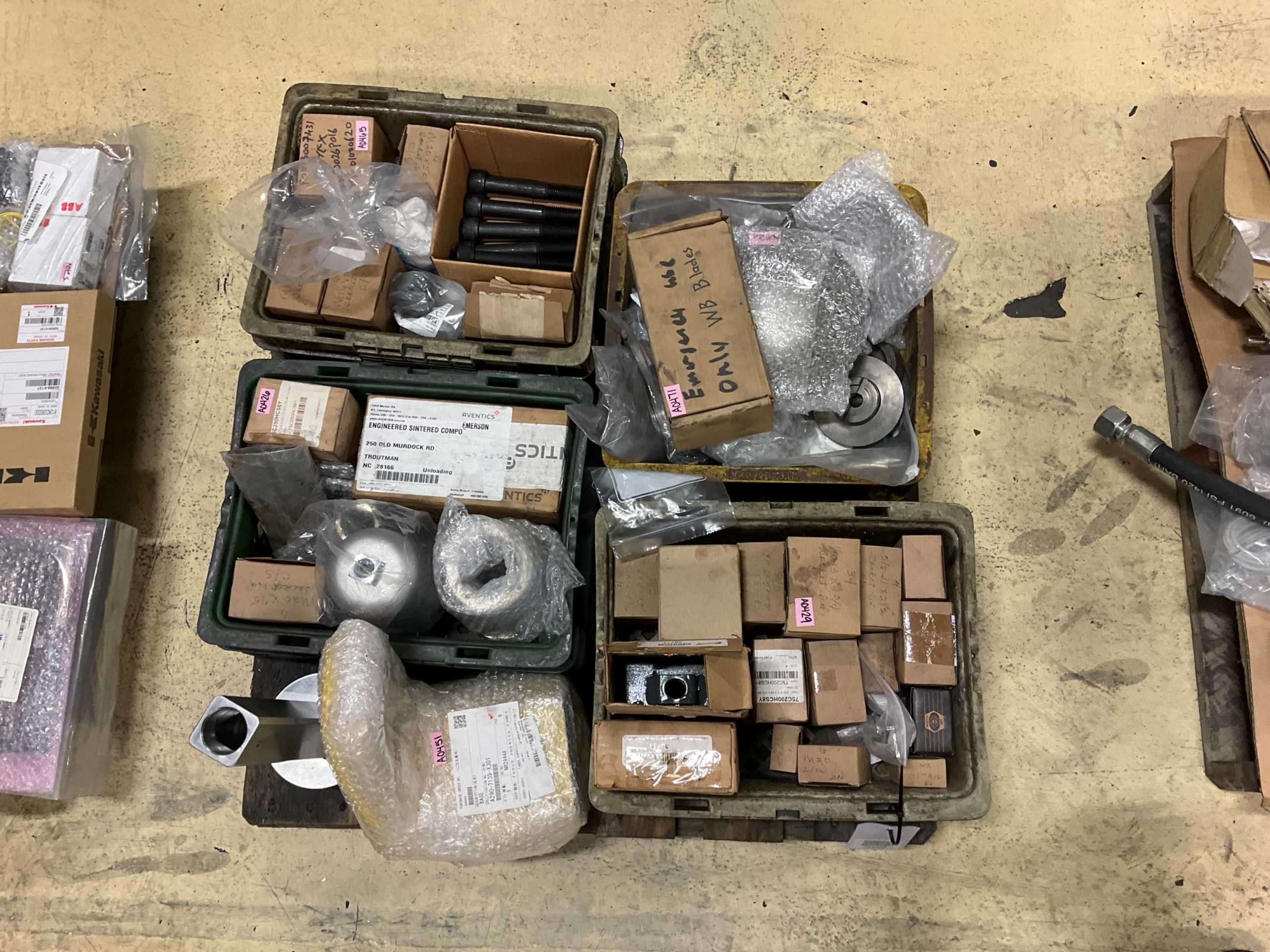 BULK QTY OF INDUSTRIAL PARTS - INDUSTRIAL PARTS