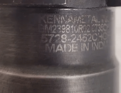 KENNAMETAL BM239810R02 CAT 40 COLLET CHUCK TOOL HOLDER 7-3/8" OAL - MACHINE TOOLING