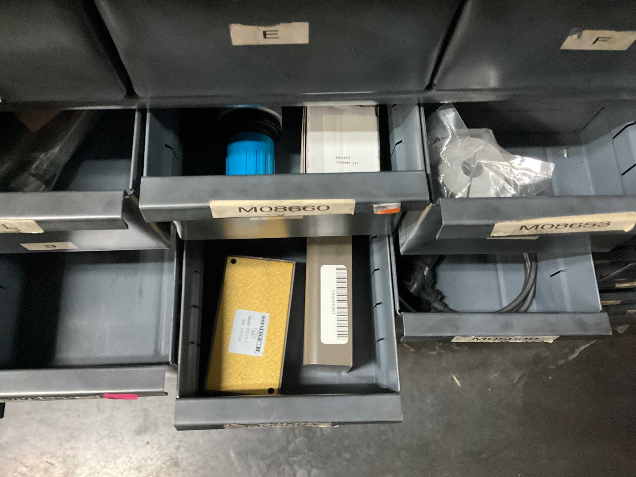 QTY 2 DRAWER CABINET WITH CONTENTS - DRAWER CABINET