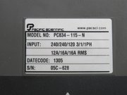 Pacific Scientific PC834-115-N Servo Drives, 15A Continuous Output, 30A Peak Output, Resolver Feedback - SERVO MOTORS