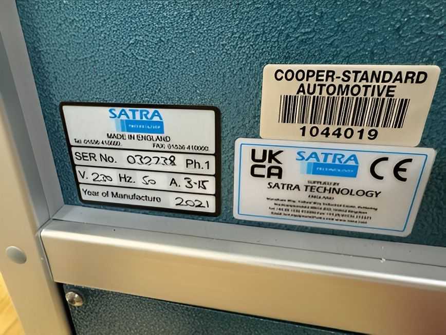 2021 SATRA STM512 REPEATED COMPRESSION TESTER - LAB & SCIENTIFIC