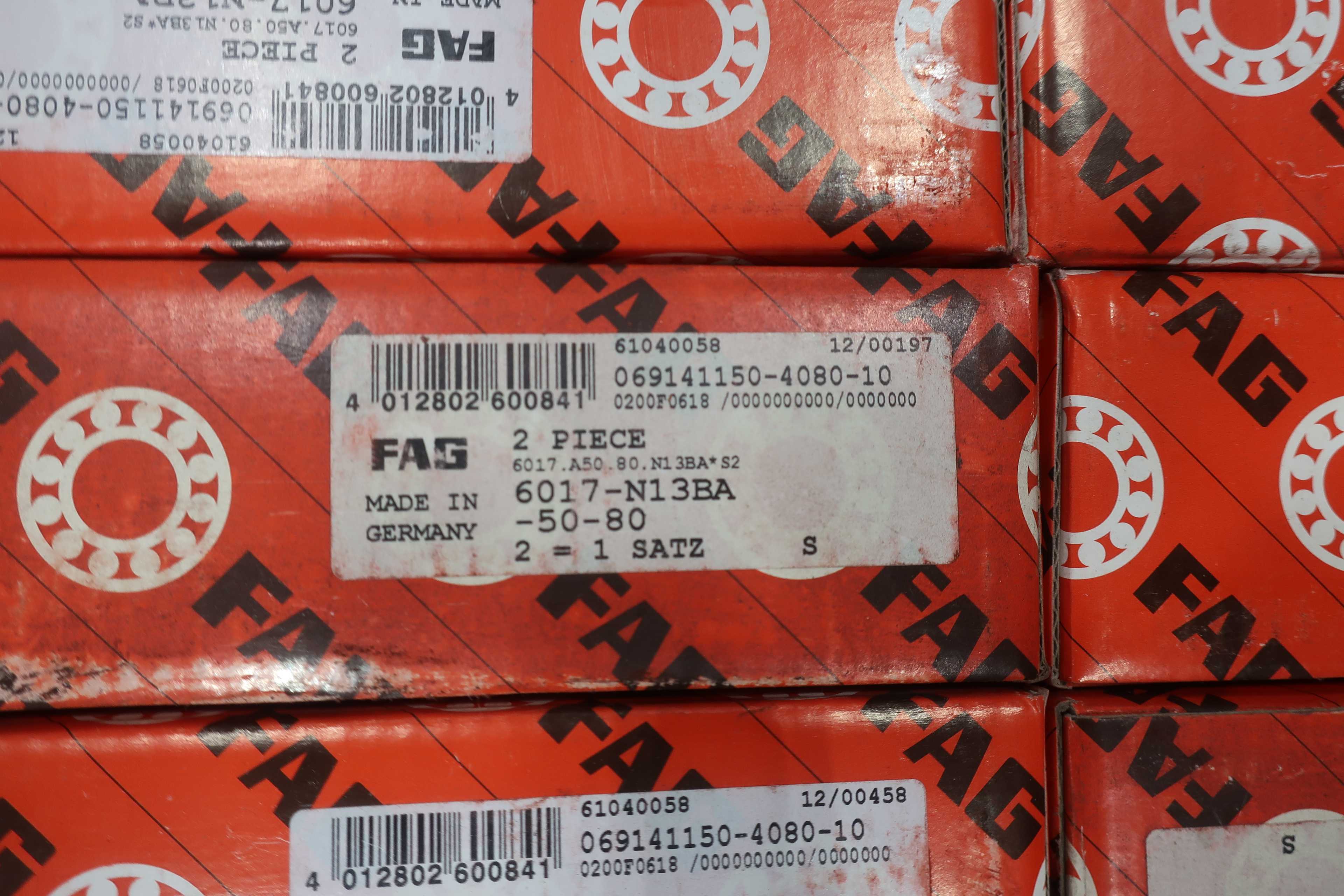 SKU 1738679 - PALLET OF FAG 6017-N13BA-50-80 BEARINGS - BEARINGS