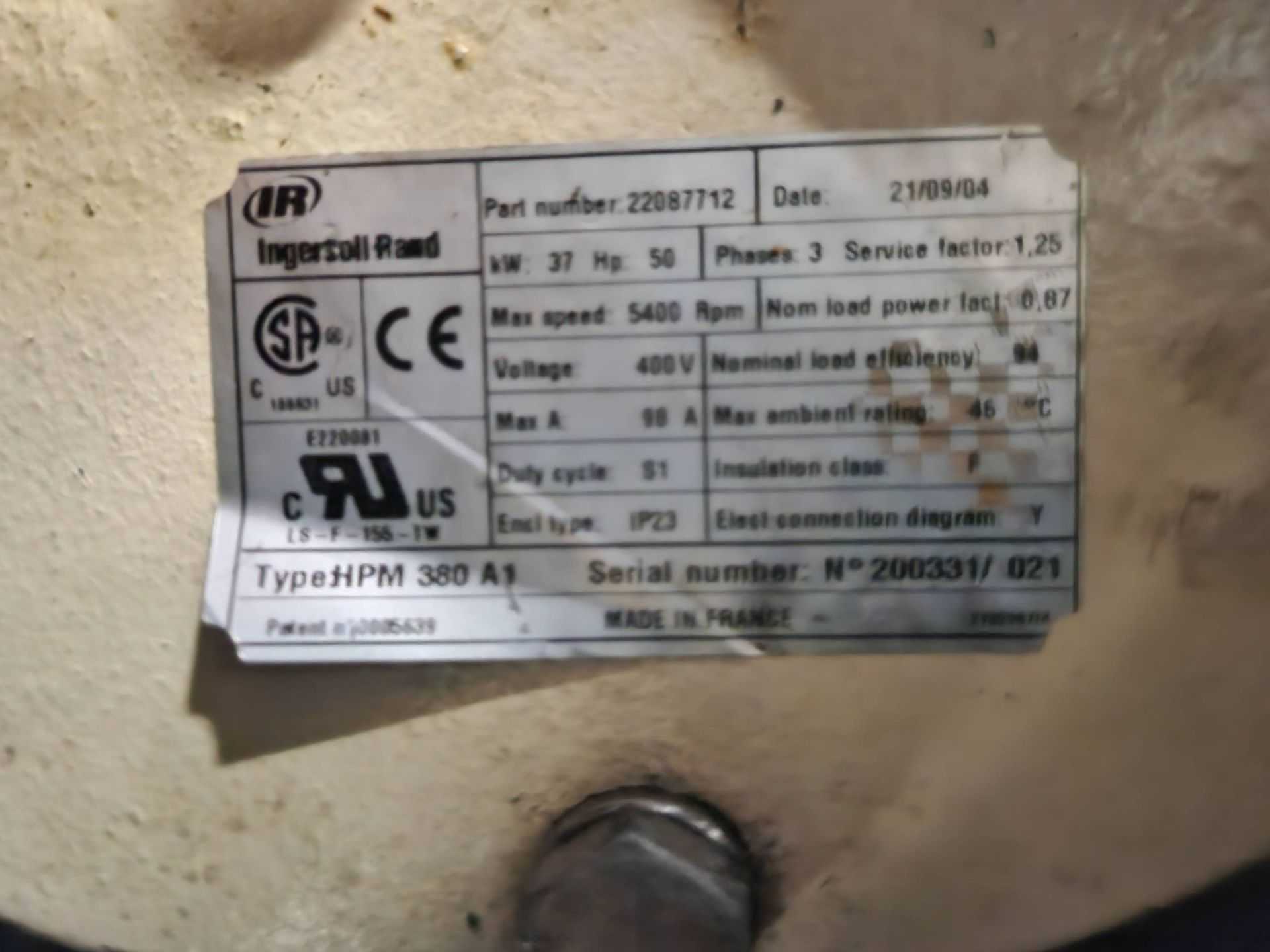 2004 INGERSOLL RAND IRN50H-CC COMPRESSOR - STATIONARY AIR COMPRESSOR