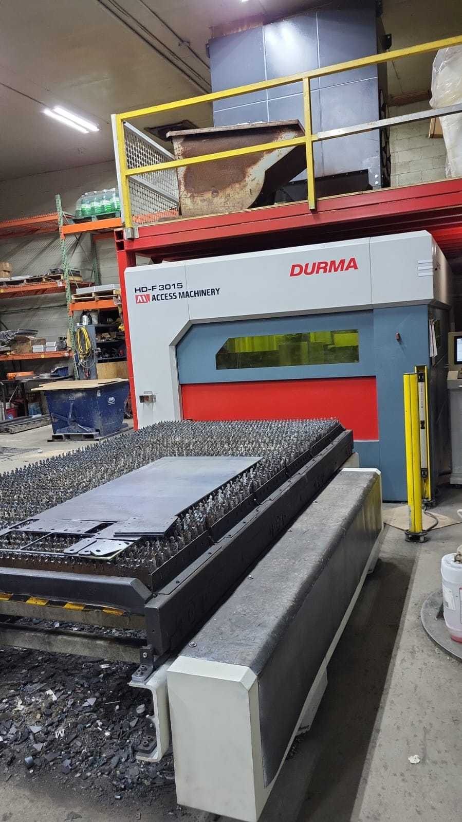 2022 DURMA HDF-L 3015 V 12,000 WATT FIBER LASER CUTTING MACHINE - LASER CUTTING MACHINES