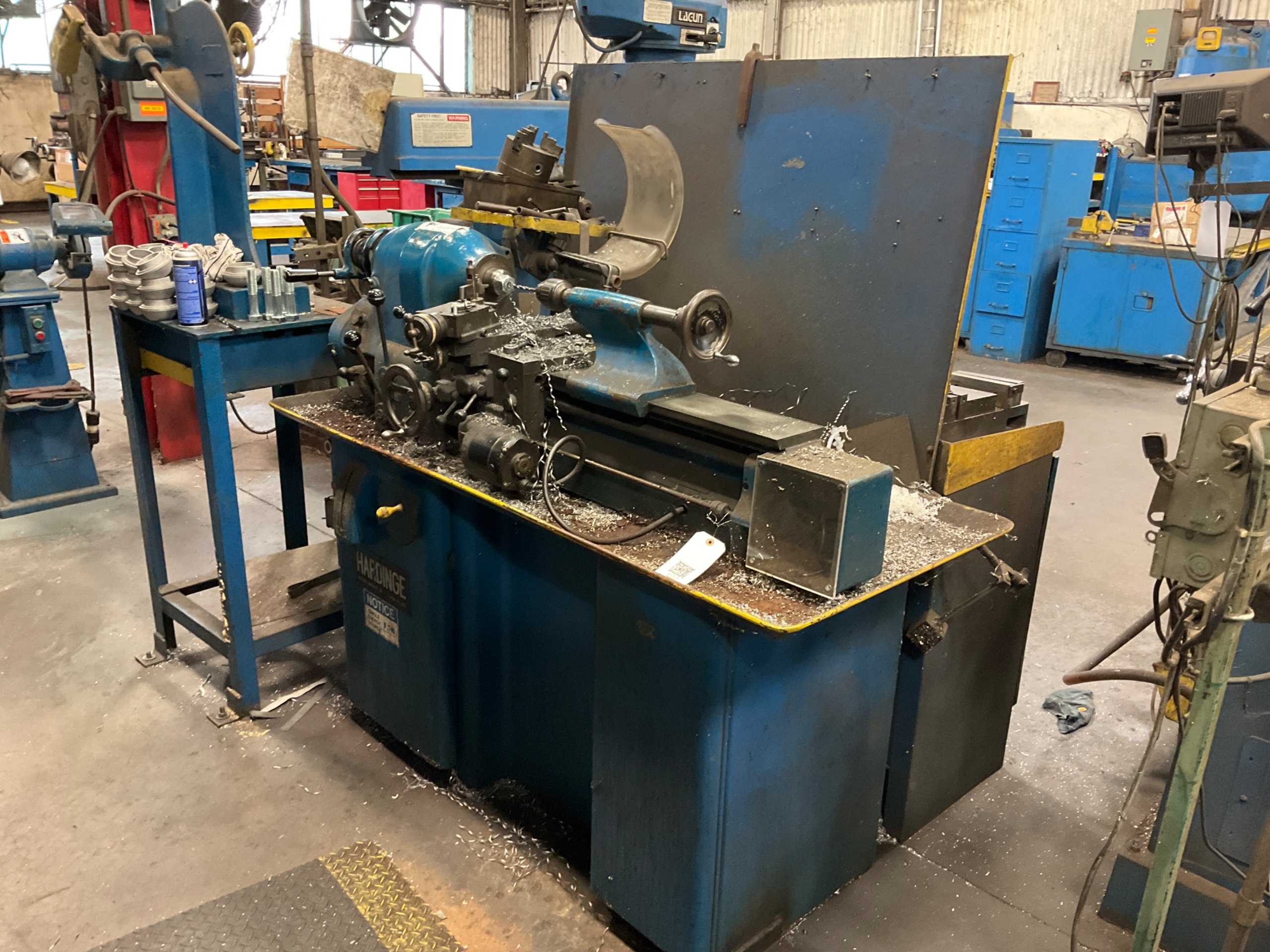 HARDINGE HLV MANUAL LATHE - MANUAL LATHES