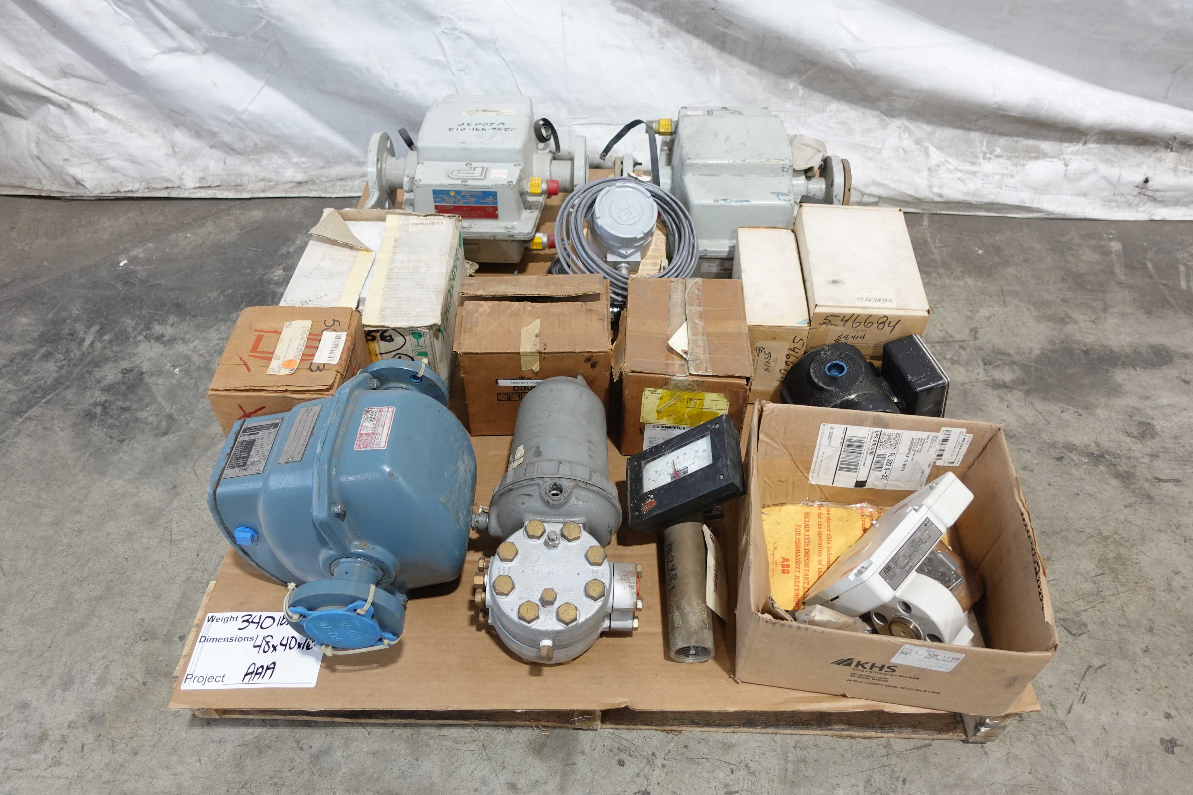 SKU 1728488 - PALLET OF ASSORTED METERS - FLOW MEASUREMENT