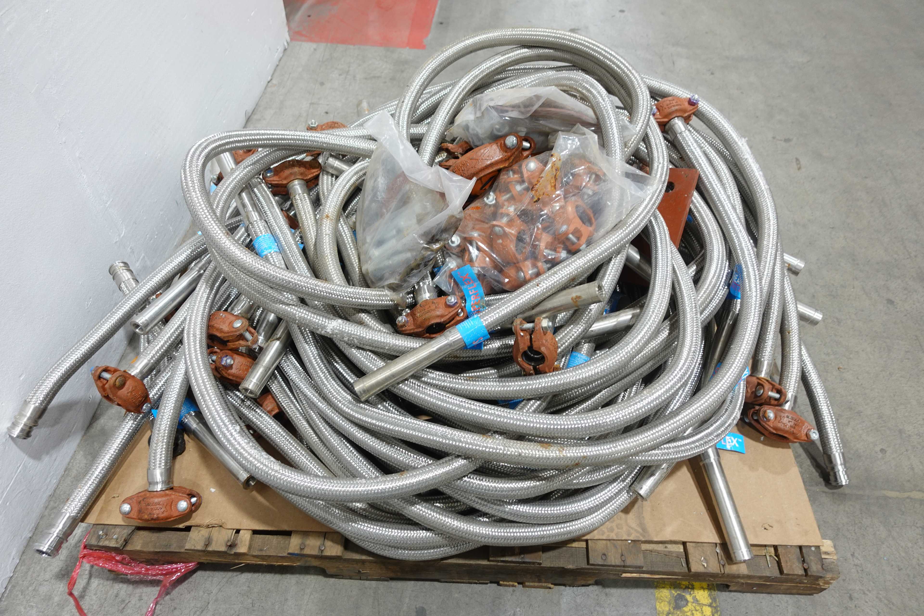 PALLET OF FLEXHEAD INDUSTRIES SS BRAIDED HOSE - BRAIDED HOSE