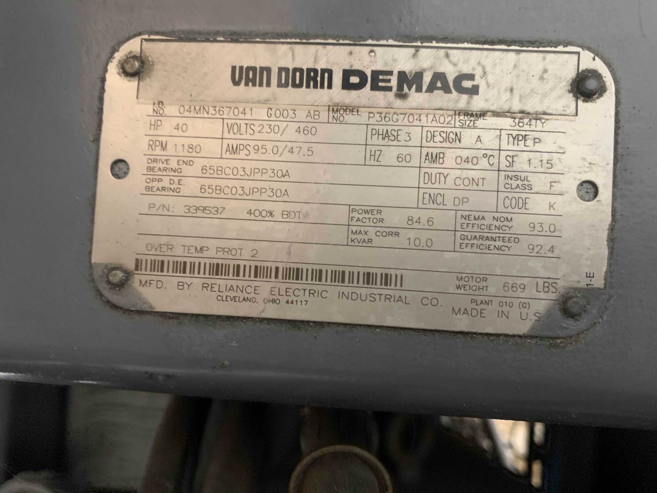 VAN DORN 230 INJECTION MOLDING MACHINE - PLASTICS & RUBBER