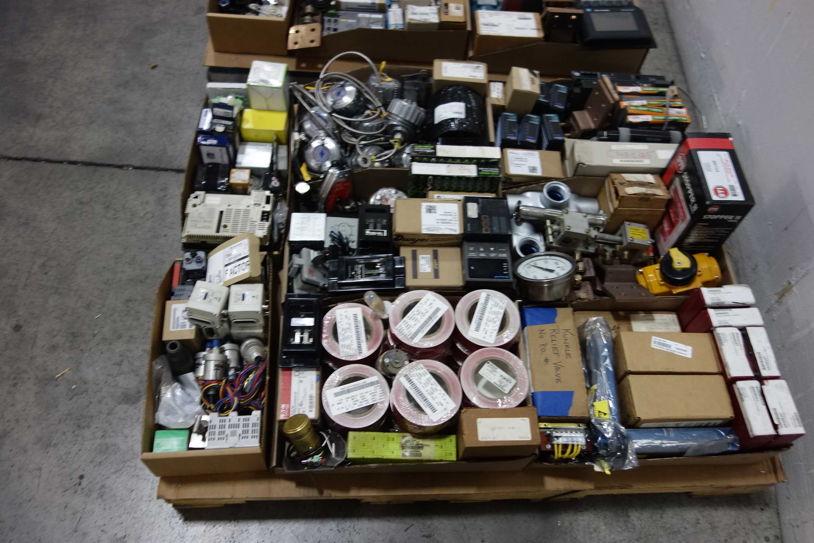 5 PALLETS OF MIXED MRO - INDUSTRIAL PARTS