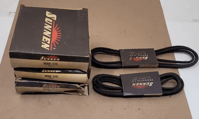 SUNNEN BELTS, VARIOUS SIZES, SET OF 5 (2X MAN-310, 2X MAN-580, 1X MBB-810) - MACHINE TOOLING