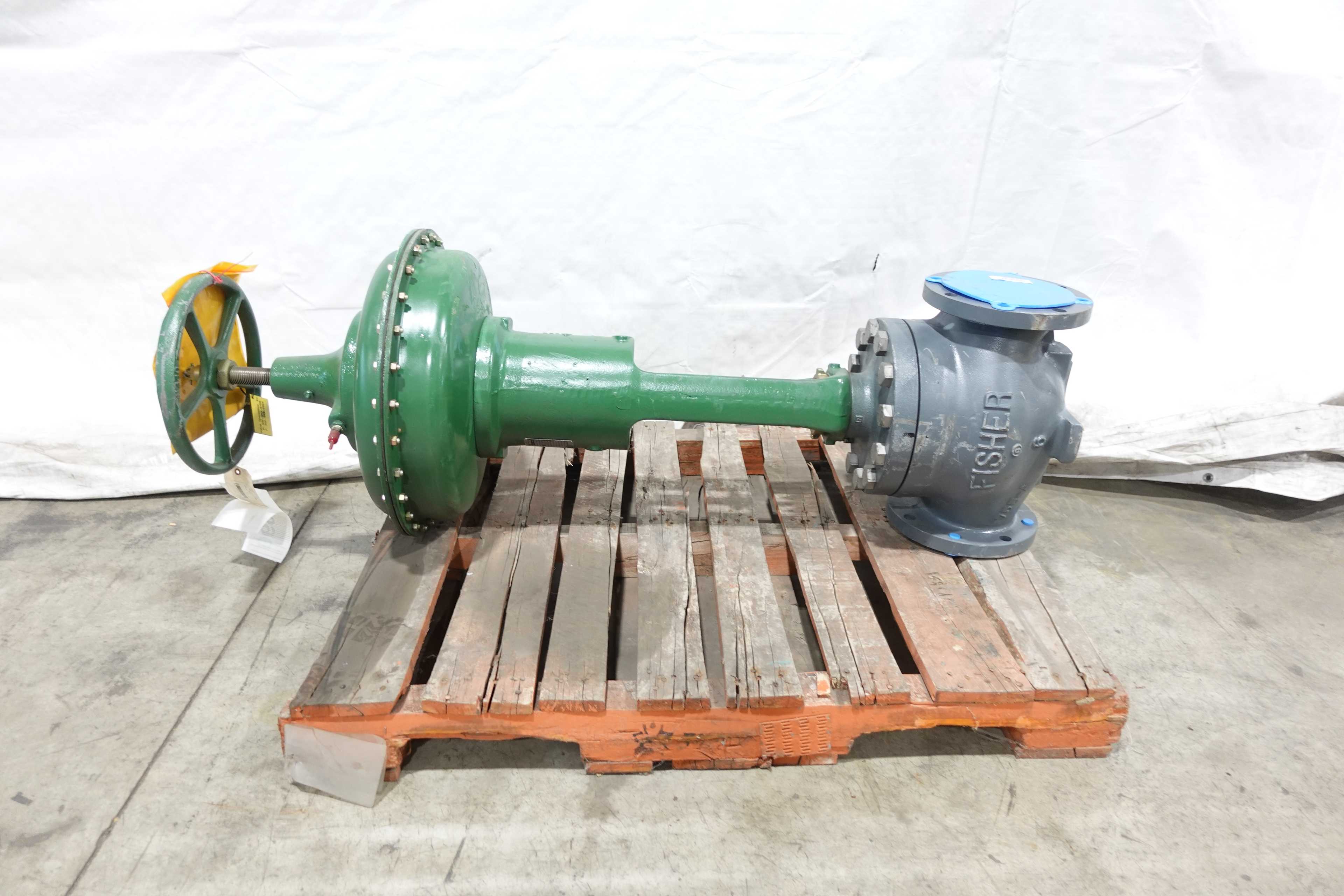 SKU 1079590 - FISHER ET MANUAL 6IN CONTROL VALVE, 657, 125, IRON, FLANGED - CONTROL VALVE