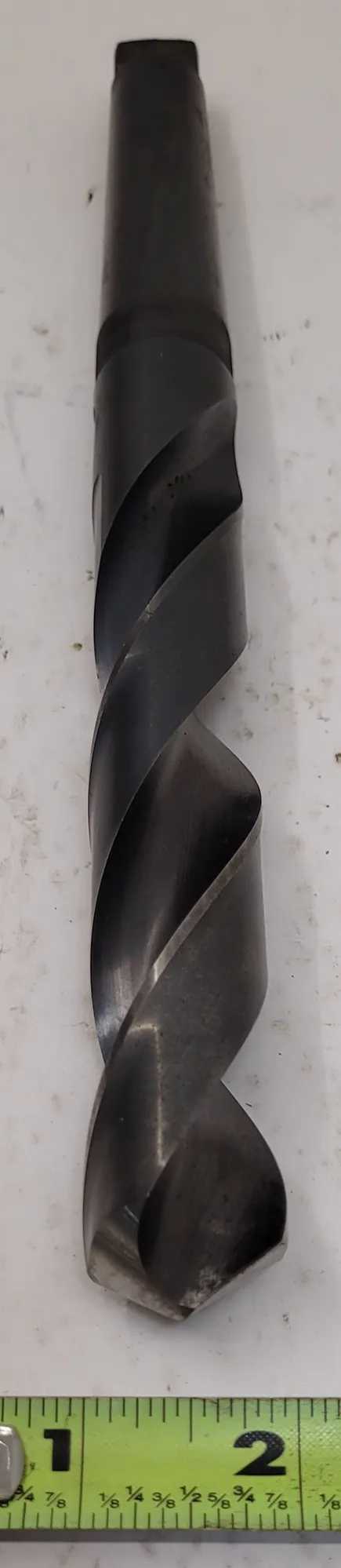WESTWARD MT3 TAPER SHANK DRILL, 1 IN, HIGH SPEED STEEL, BLACK OXIDE FINISH - MACHINE TOOLING