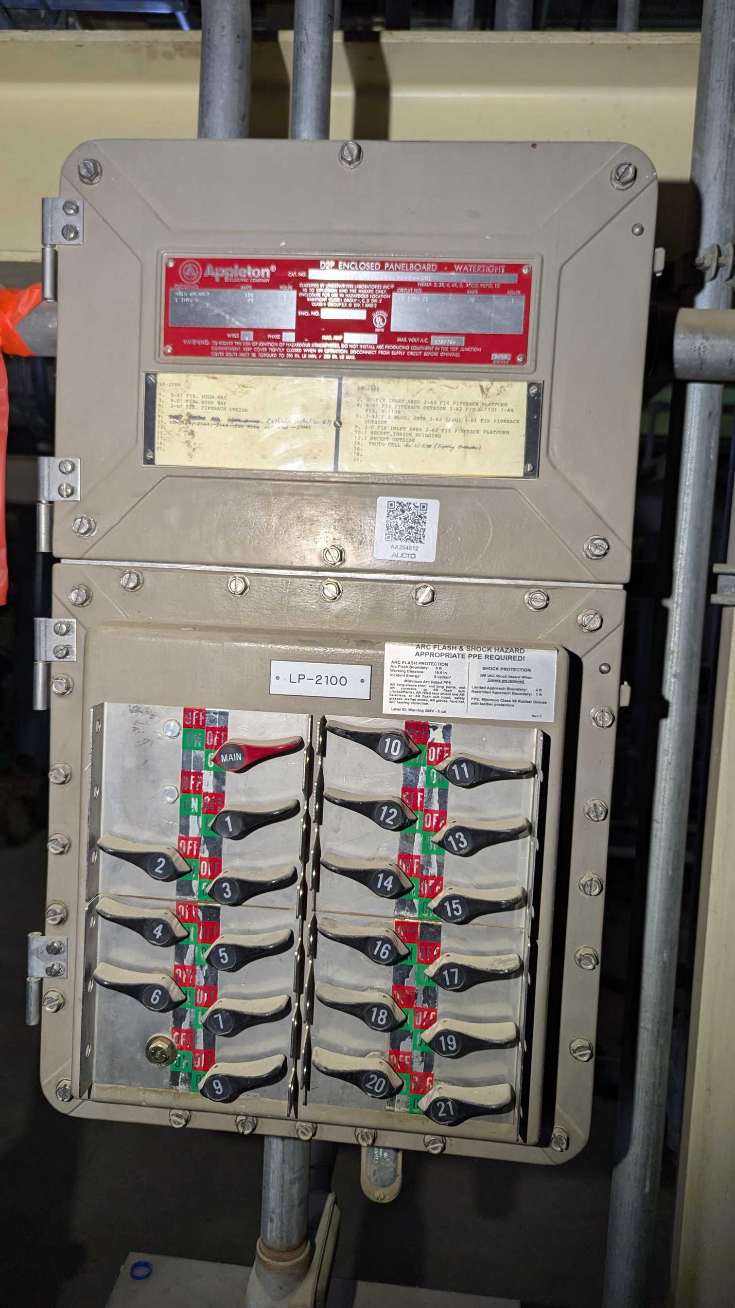 1994 APPLETON D2P PANELBOARD - PANELBOARDS