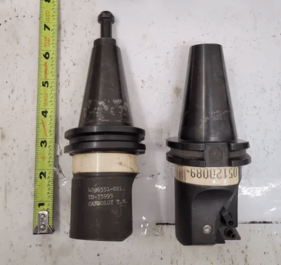 CARBOLOY 4096551-021 TOOL HOLDER SET OF 10 - CAT 40, 7.25" OAL, 2.00" DIAMETER HEAD - MACHINE TOOLING