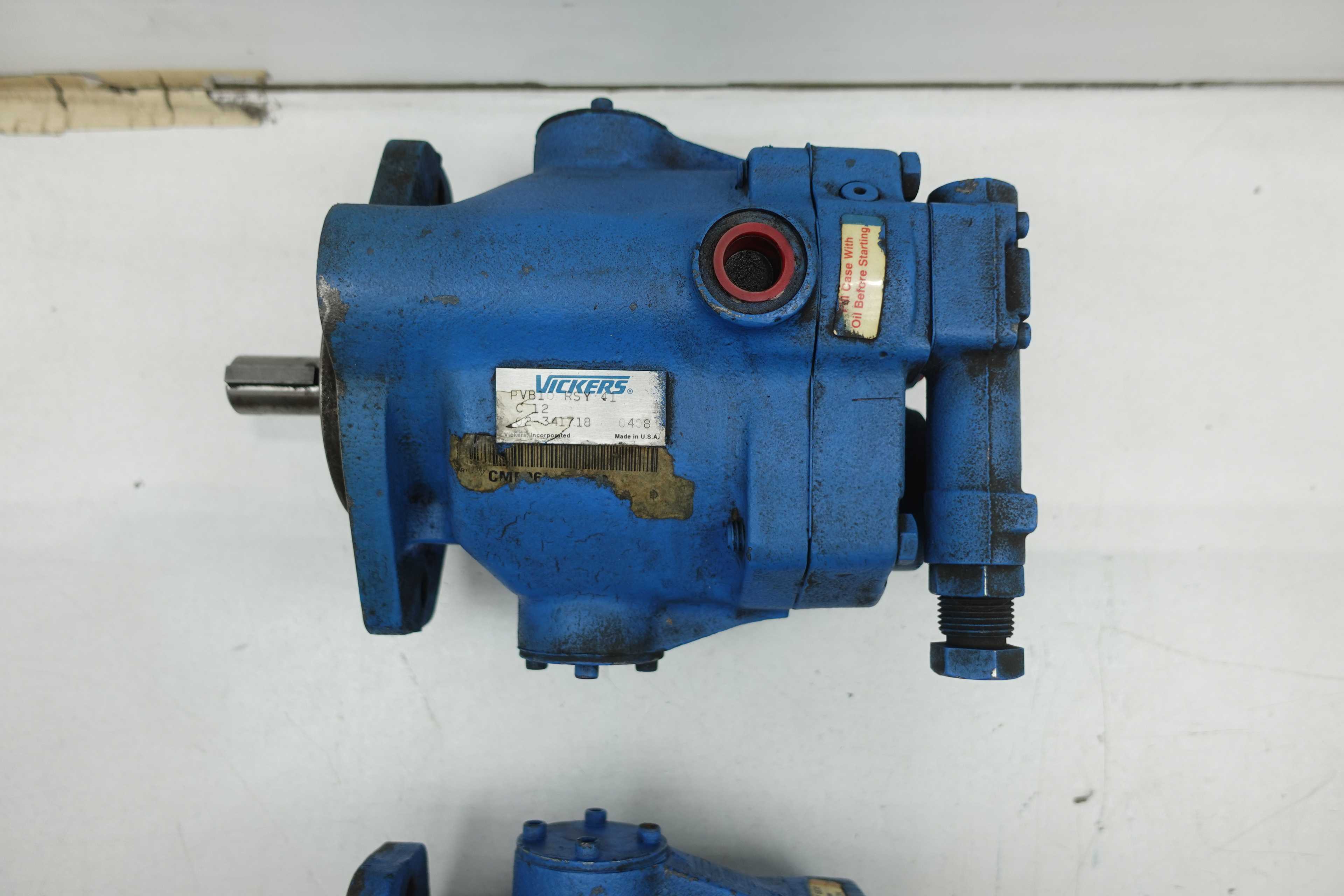 SKU 1761751 - LOT OF 2 VICKERS PVB10-RSY-41-C-12 7/8IN HYDRAULIC PISTON PUMPS - HYDRAULIC PISTON PUMP
