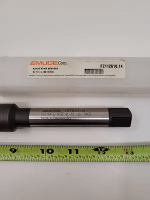 EMUGE FZ112610.14 TAP EXTENSION - 18MM SHANK, 330MM OAL, AXIAL COOLANT FED - MACHINE TOOLING