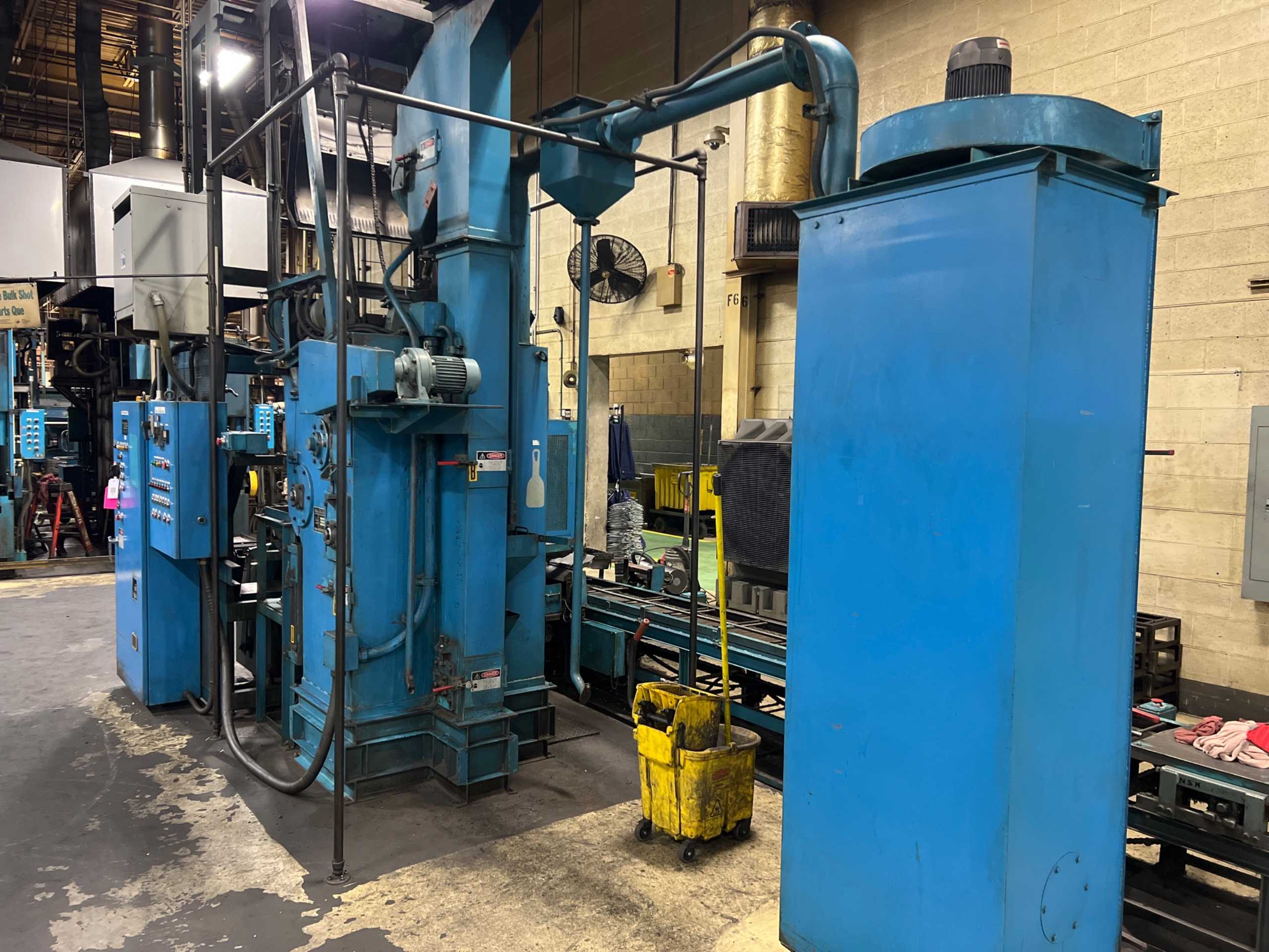 1989 FK NBM TC-100 SHOT BLAST MACHINE - SURFACE CLEANING