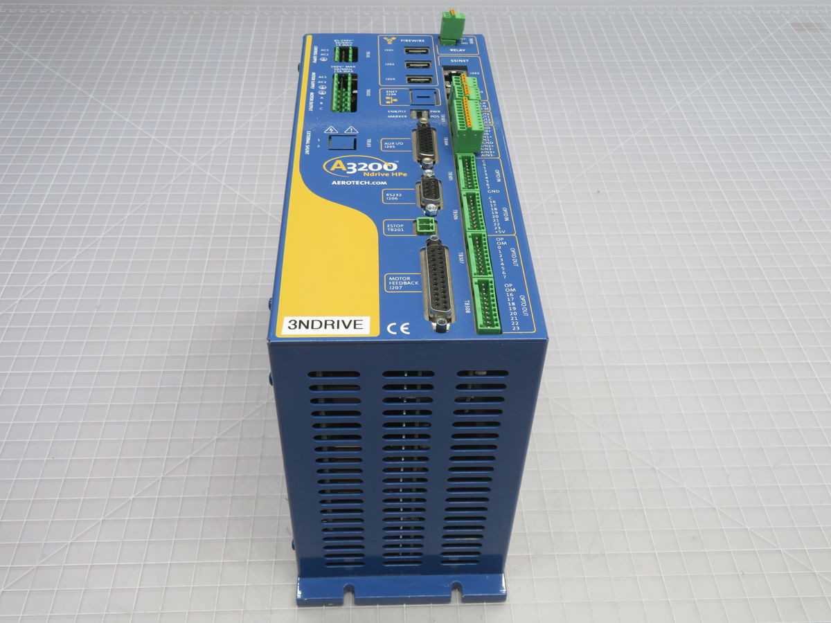 AEROTECH NDRIVEHPE10-IO-MXH SERVO DRIVE, 5A CONT/10A PEAK CURRENT, 115/230V IN, 8DI/4DO/2AI/2AO - SERVO DRIVES
