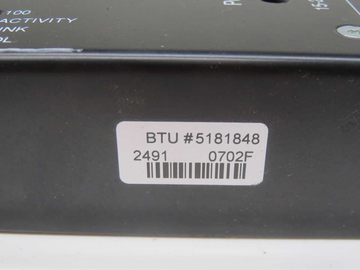 INTELLIMAX 5181848 CONTROL MODULE T263180 - PLC MODULES
