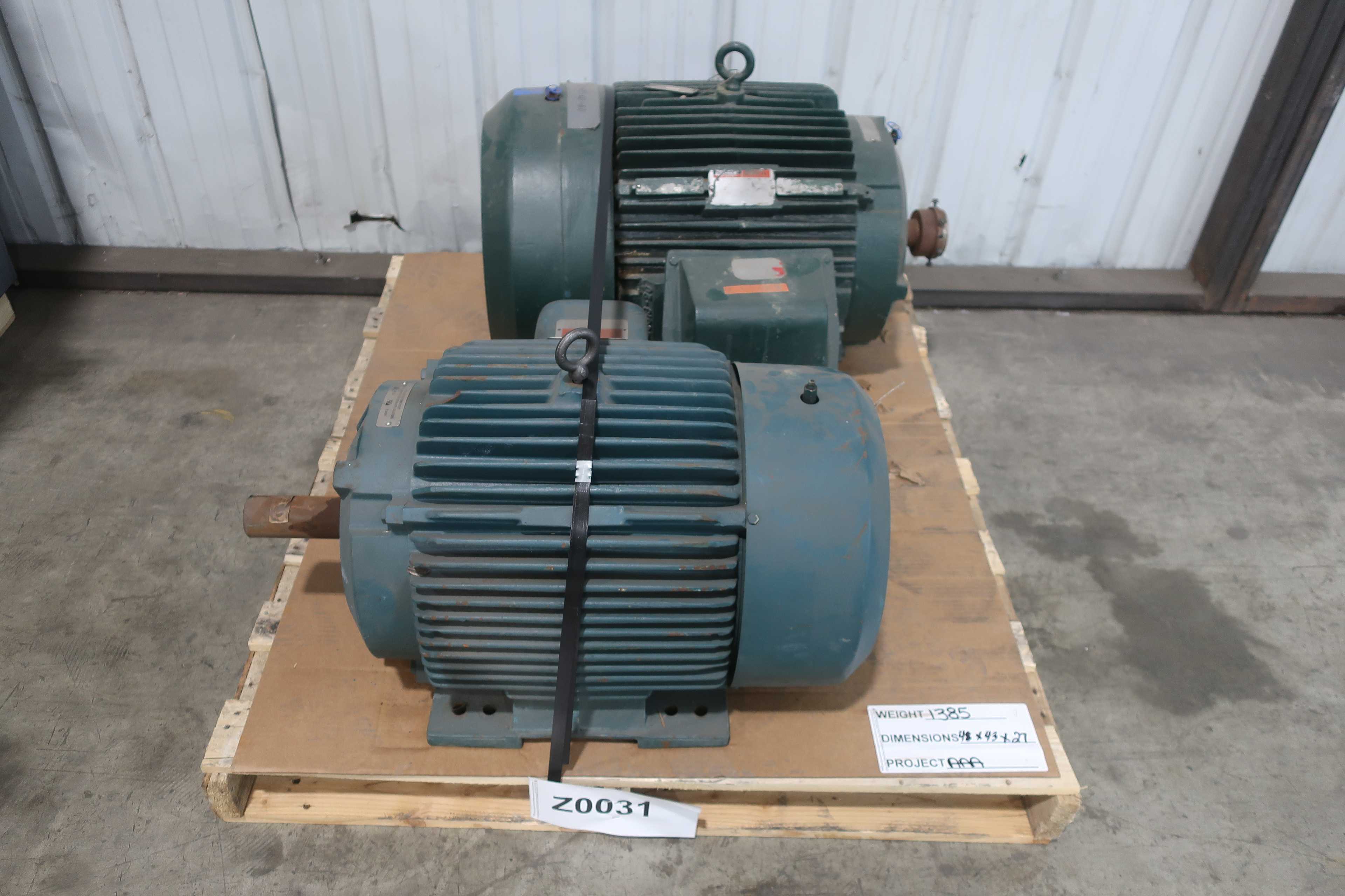 LOT OF 2 RELIANCE AC MOTORS - AC MOTOR