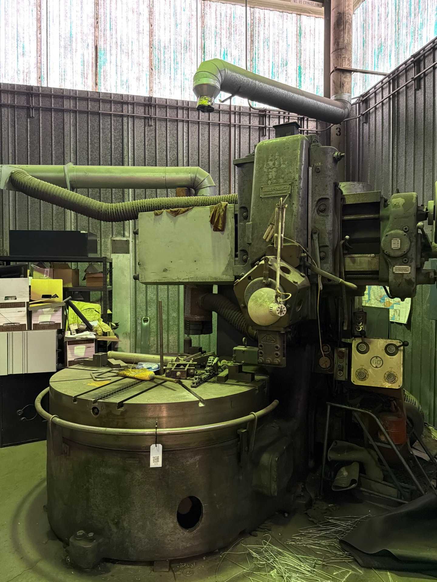 WEBSTER & BENNETT LTD.VERTICAL BORING MILL - VERTICAL BORING MILLS