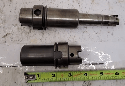 PARLEC HSK40A H40 SHRINK FIT TOOL HOLDER .75IN CLAMPING DIA WITH DAISHOWA SEIKI CUTTER - MACHINE TOOLING