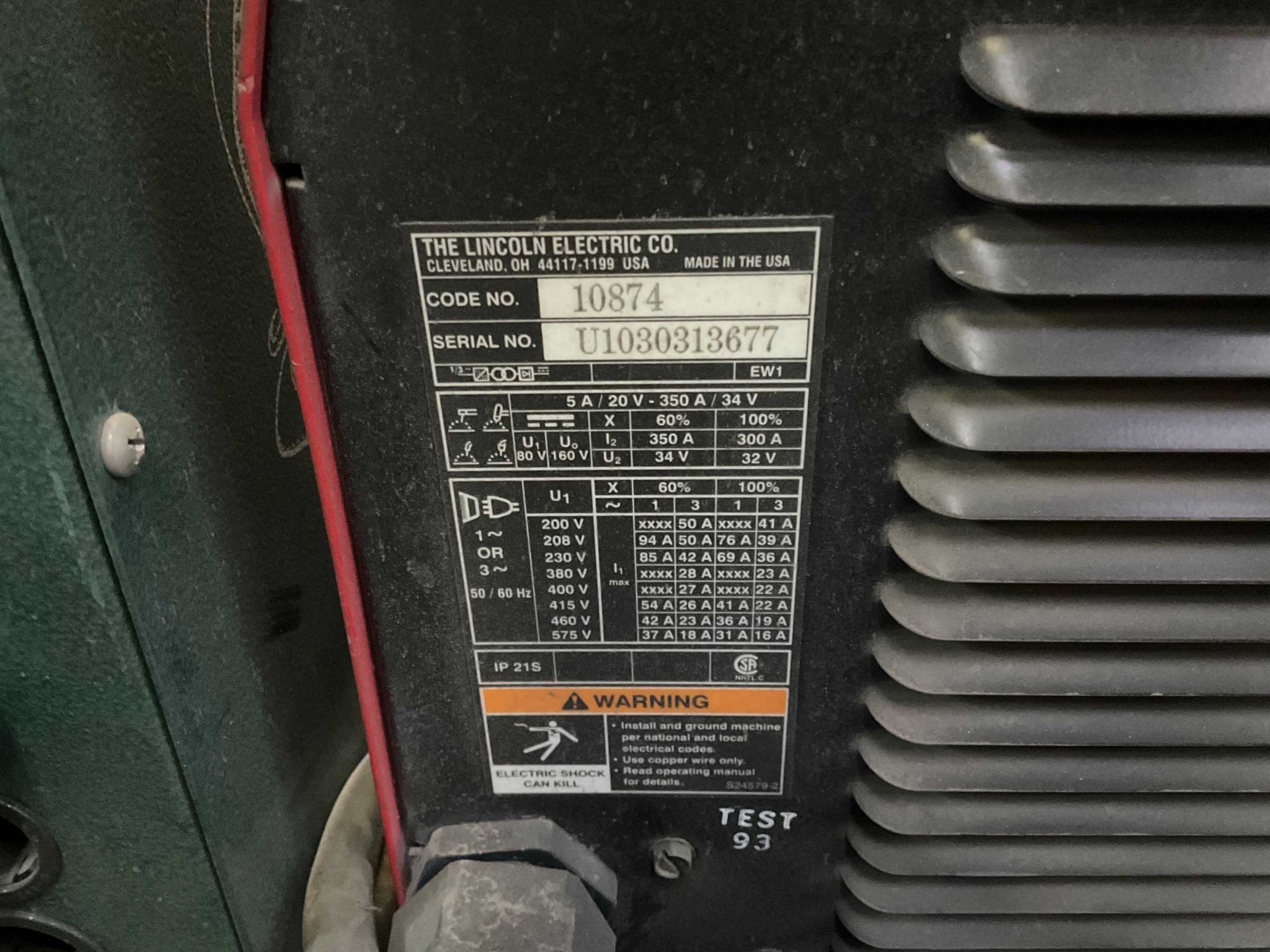 LINCOLN ELECTRIC V350-PRO MULTI-PROCESS WELDER - MULTI-PROCESS WELDERS