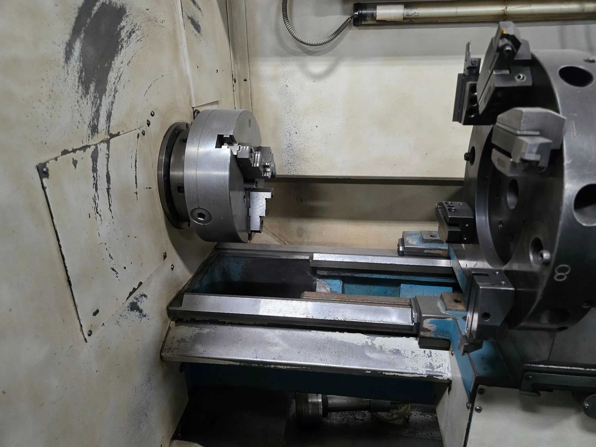 2005 CLAUSING METOSA CNC 2080 FLAT BED CNC LATHE, FAGOR CONTROLS, 20" SWING, 80" CENTERS - CNC LATHES