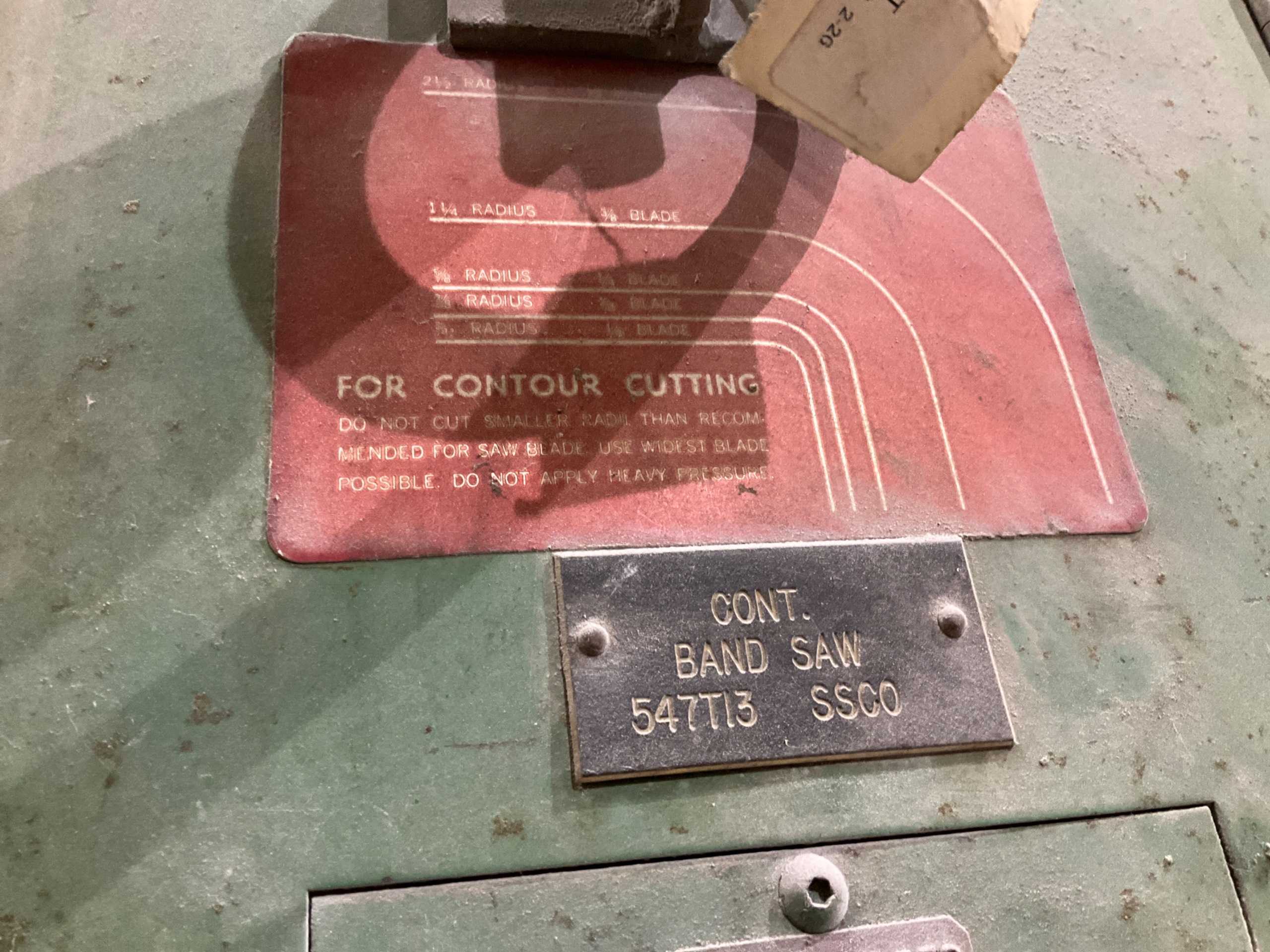 POWERMATIC 87 VERTICAL BAND SAW - 