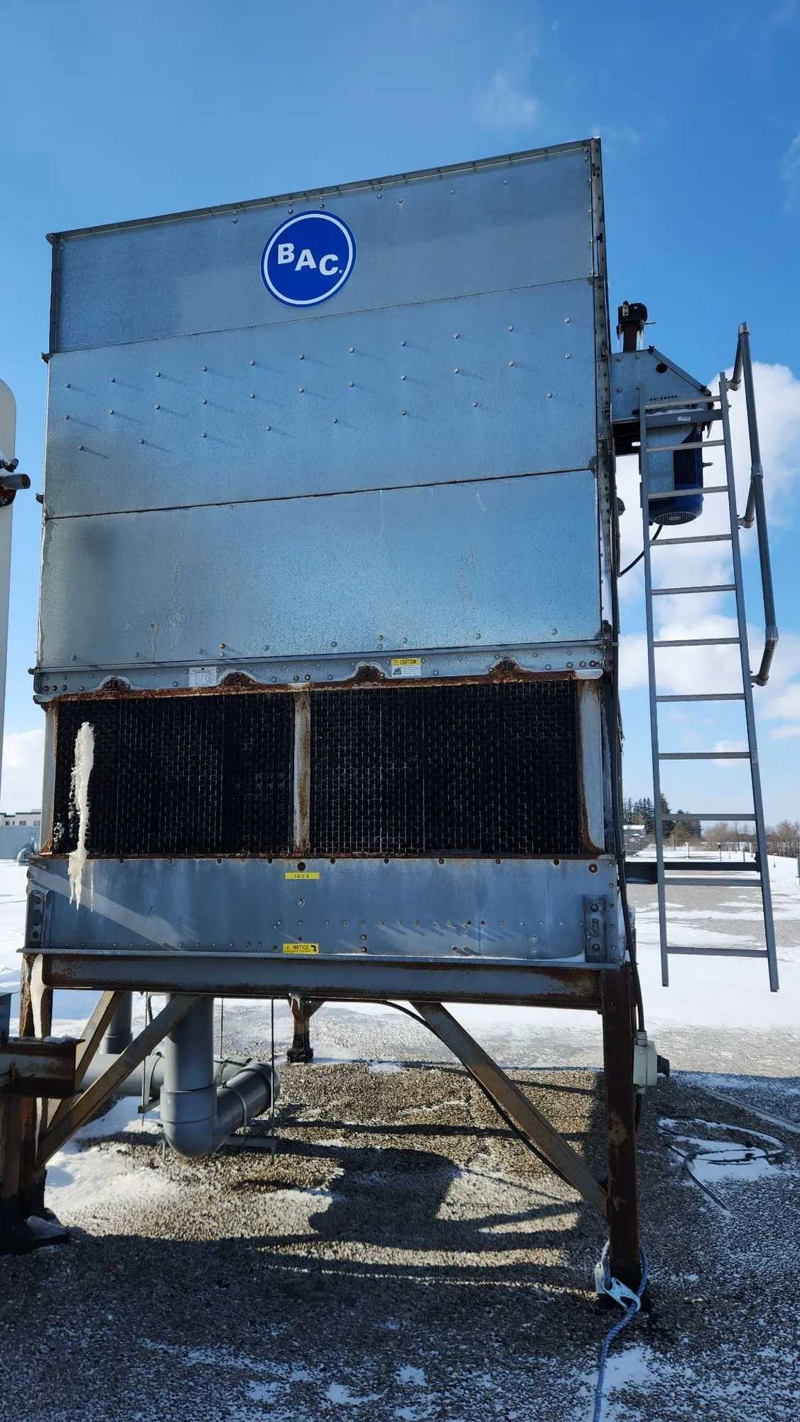 2019 BERG TT-66.5-2(25)-PHE COOLING SYSTEM, 575V, 3PH, 45HP, BAC PT2-0812A-2M1-X TOWER - COOLING EQUIPMENT