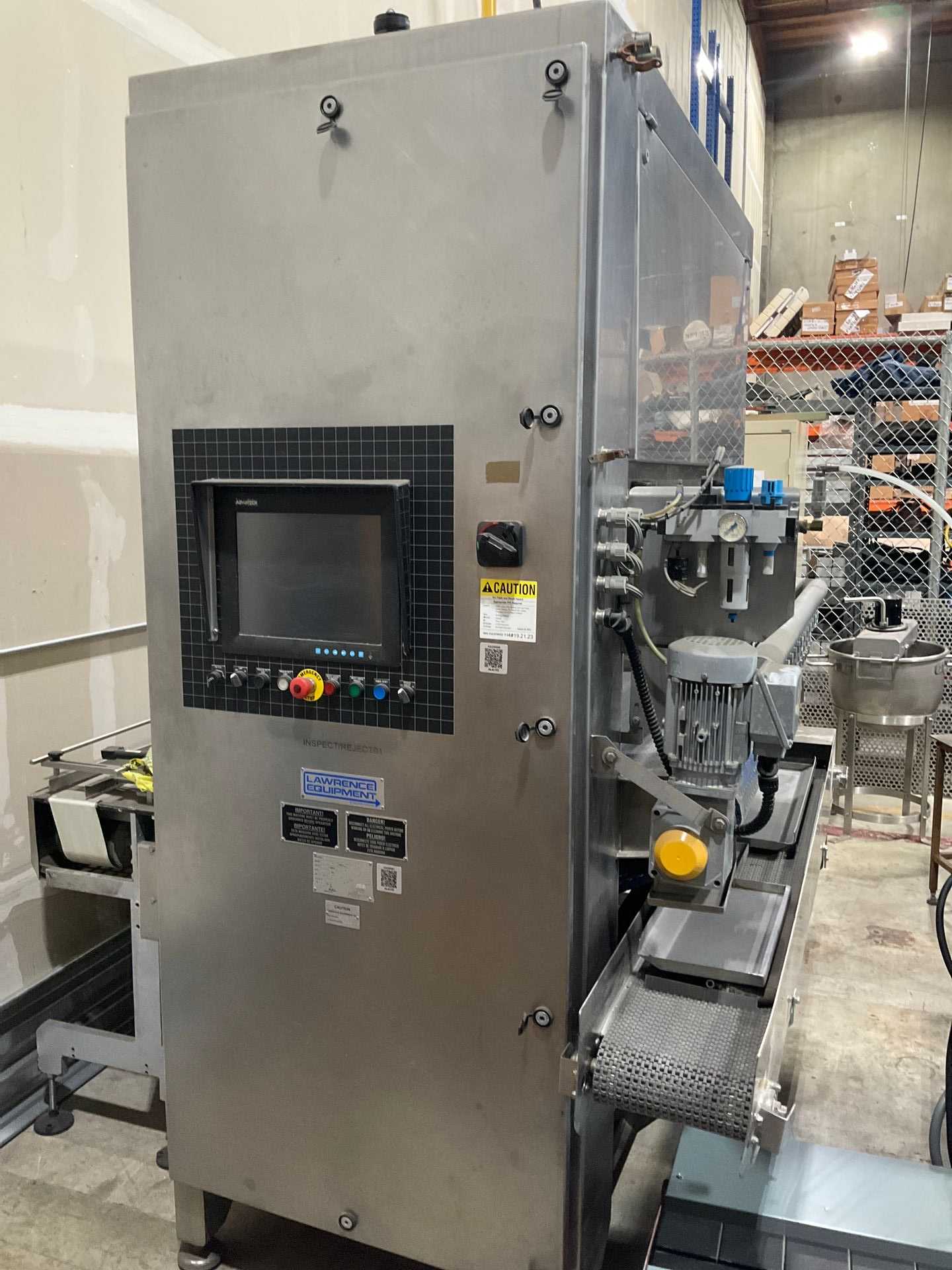 2012 LAWRENCE EQUIPMENT 0IR3254-01 INSPECTION REJECTION SYSTEM - METAL INSPECTION EQUIPMENT