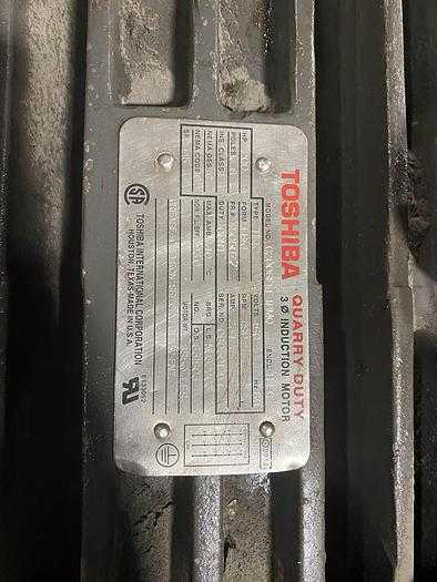 2006 TOSHIBA C2006FLF4BMQ MOTOR 200HP 460V 1180RPM TIKK - ELECTRIC MOTORS
